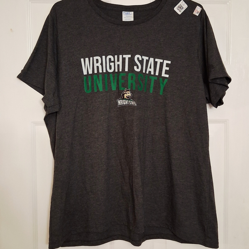 Wright State University Tee Women's Size 2XL Dark Gray
